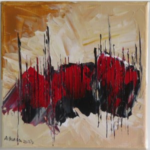 Keilrahmen 20x20cm
Titel: ohne Titel